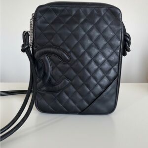 CHANEL Cambon Ligne Quilted Crossbody Bag